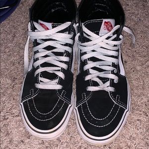 Black high top vans